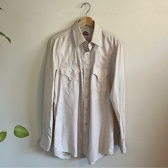 Vintage Other - Vintage Miller Miller Miller Western Wear Snap Button Up